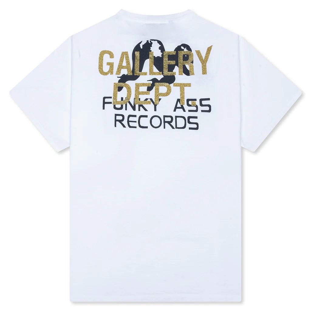 Gallery Dept. Funky A$$ Records White T-Shirt
