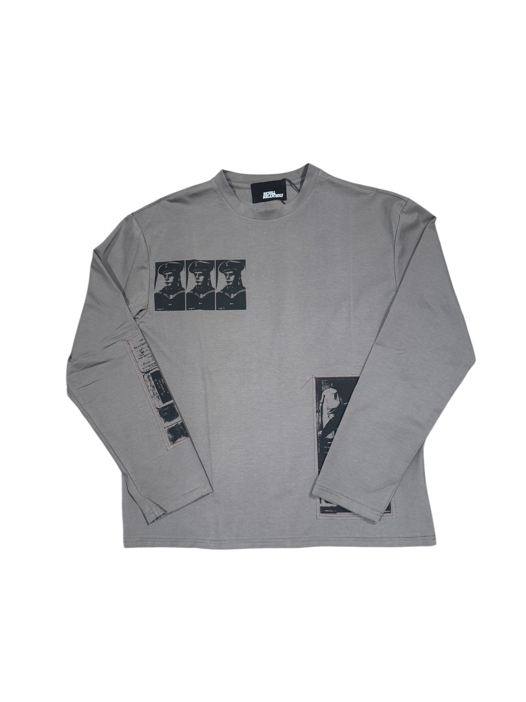 Richill Melancholy Propaganda Patch LS Grey T-Shirt