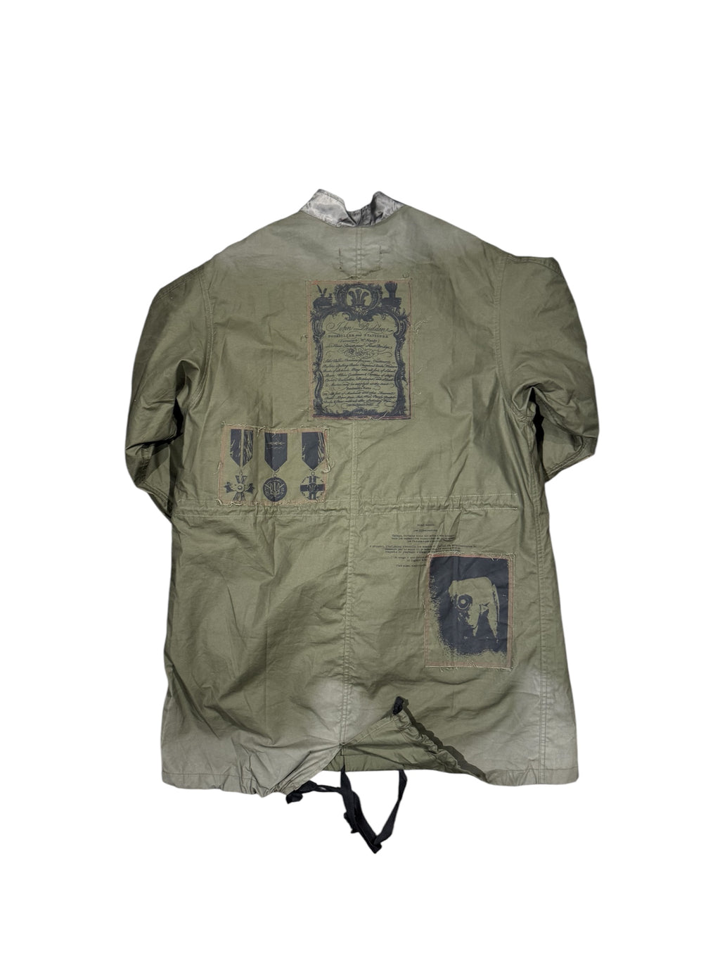 Richill Melancholy Faded Patchwork Olive Parka