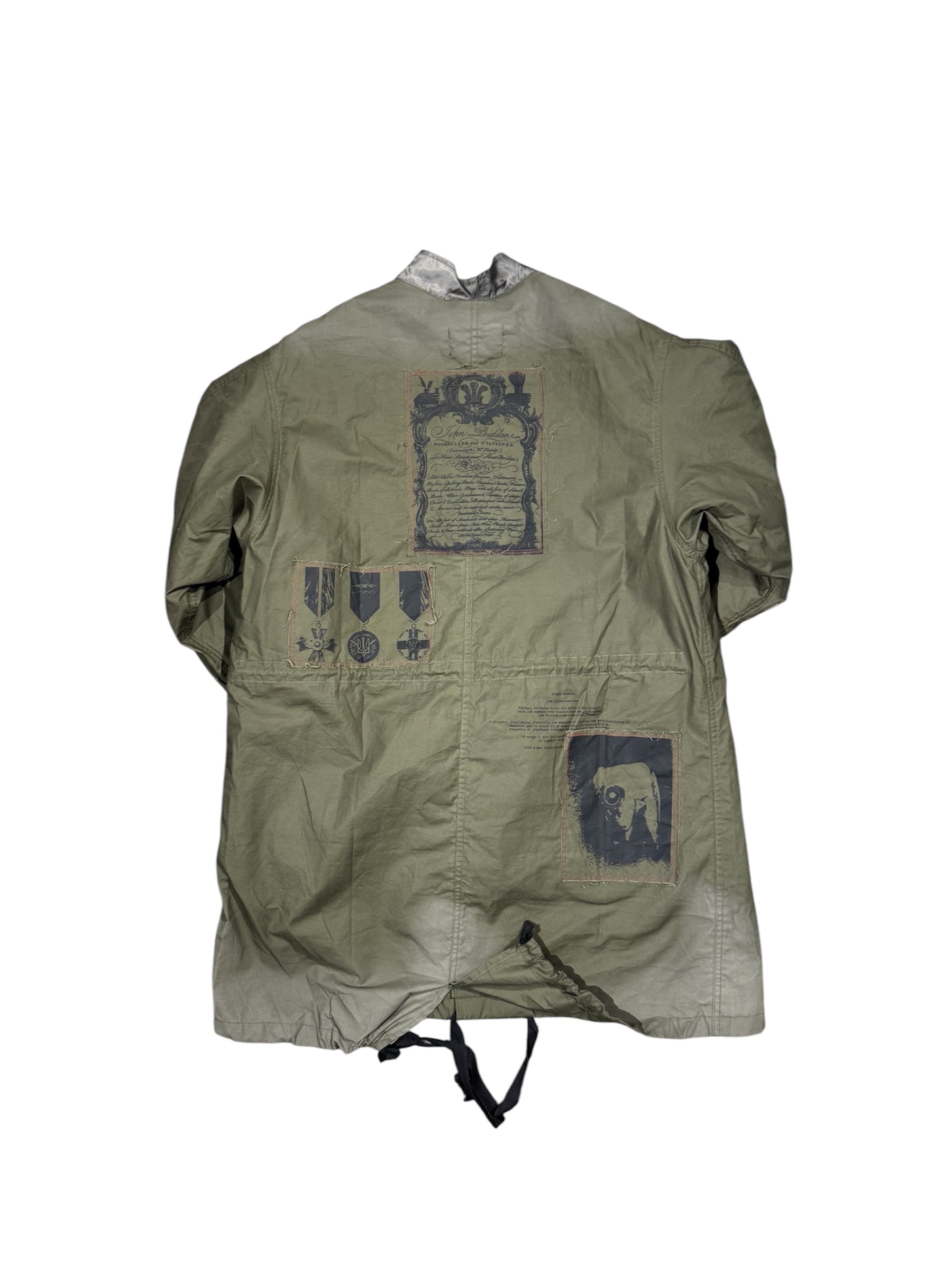 Richill Melancholy Faded Patchwork Olive Parka