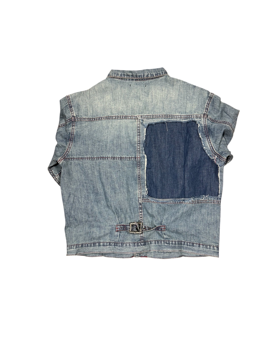 Richill Melancholy Embroidered Blue Denim Shirt