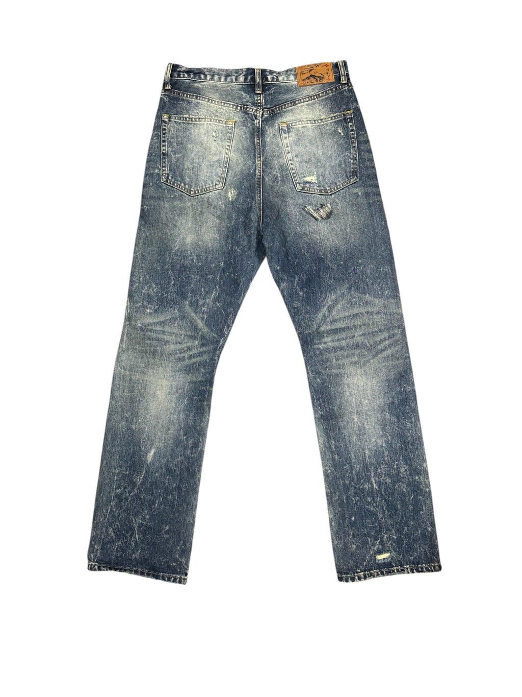 Richill Melancholy Selvedge Distressed Denim Indigo Jeans