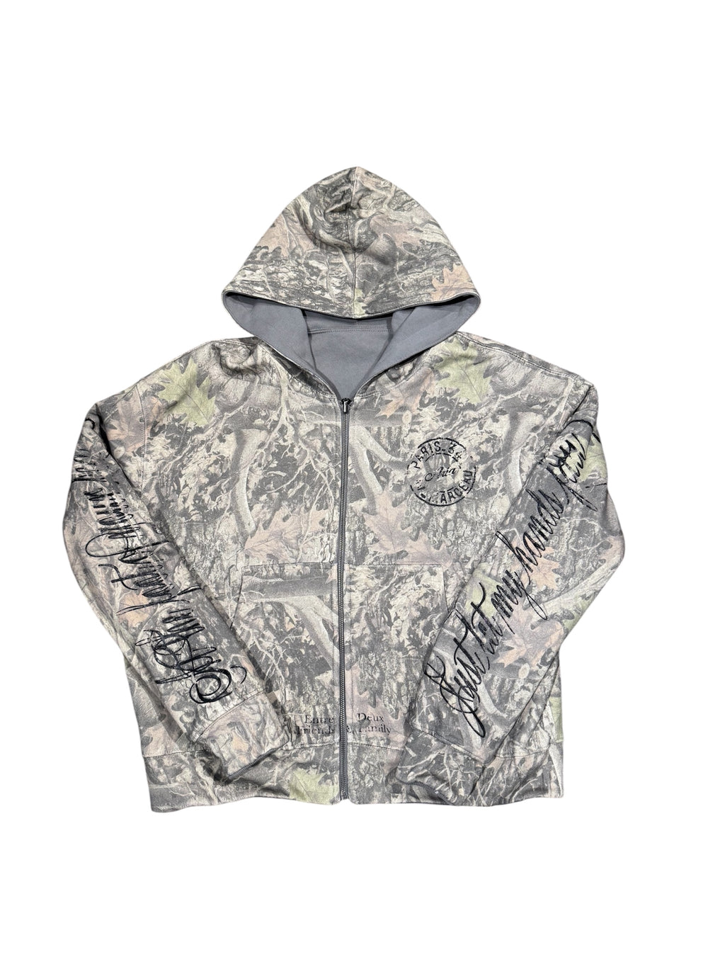 Aria Studios Paris Exclusive Reversible Grey / Orange Hoodie