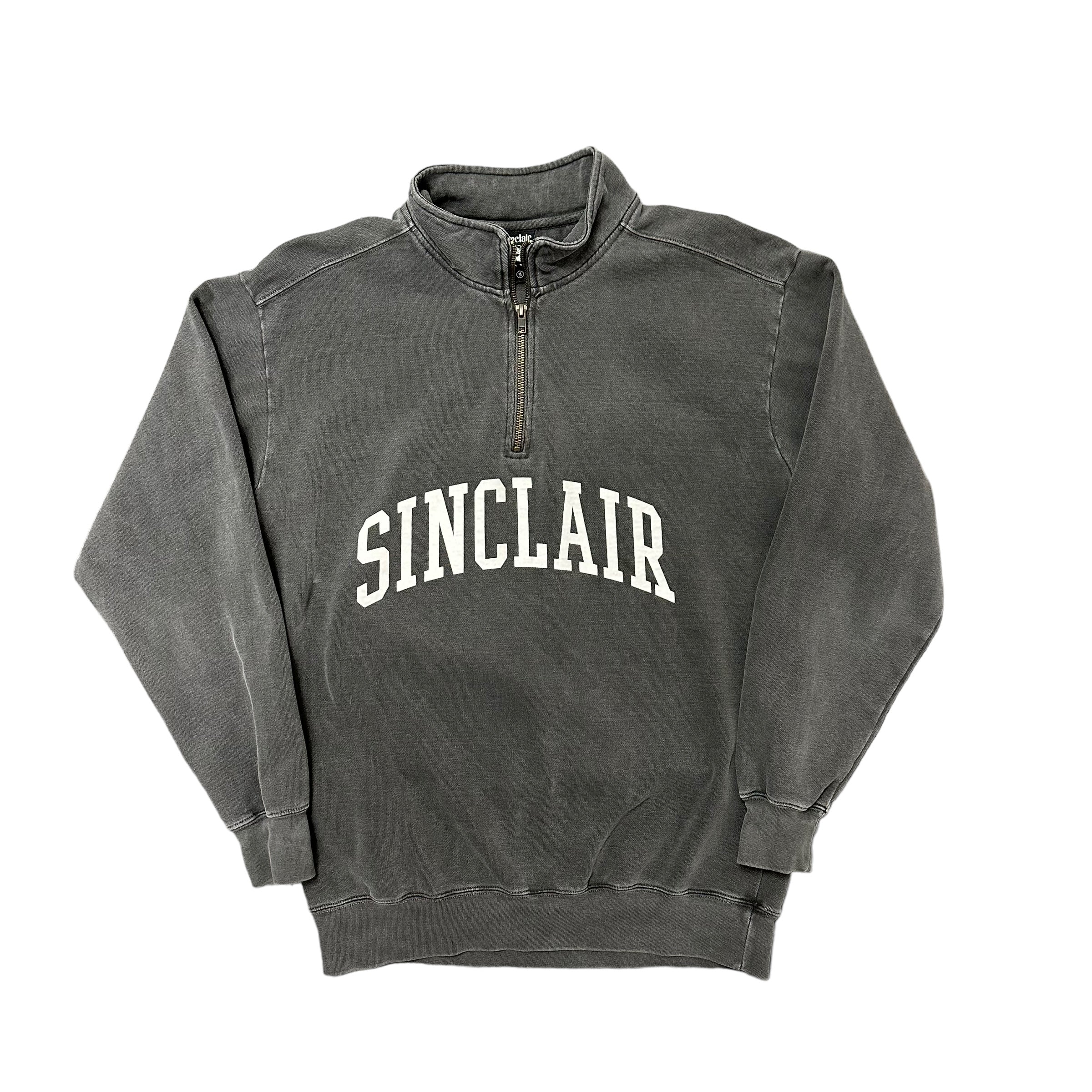 Sinclair Grey Quarter Zip Up Sweater