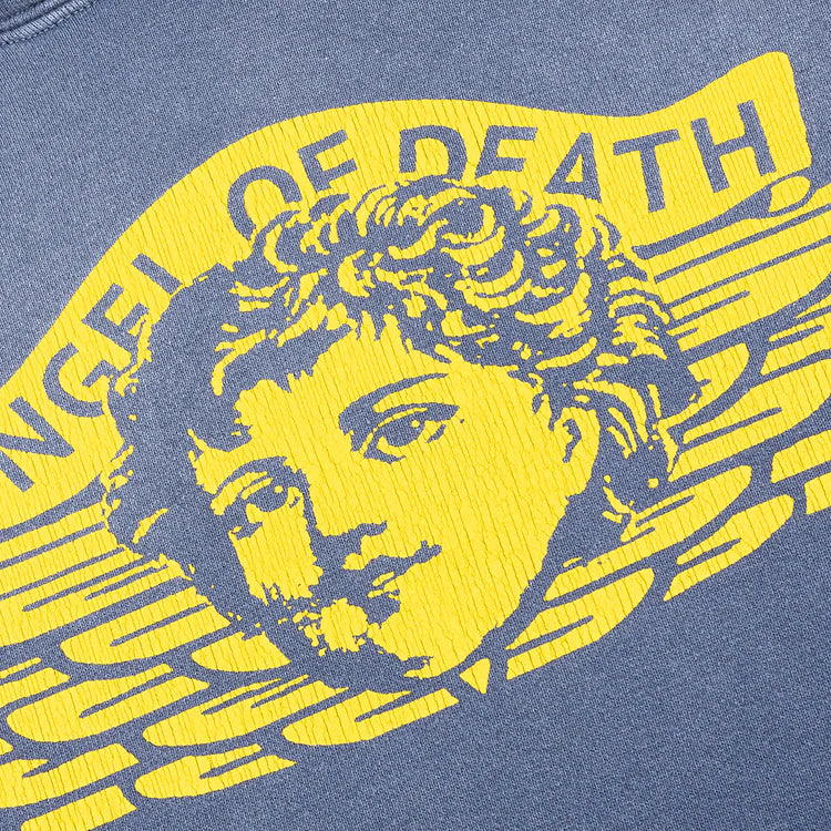 Saint Michael Angel of Death Navy / Yellow Hoodie