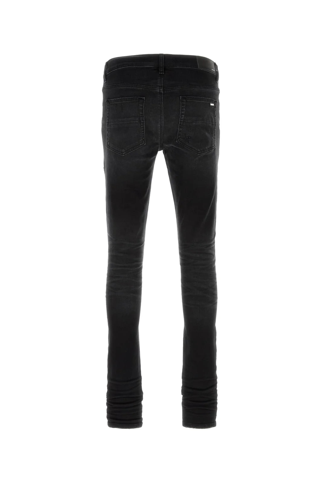 Amiri White Suede Patch Black MX1 Jeans