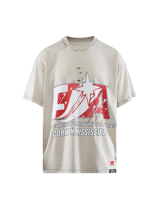 Rivington Imaginary Solutions Beige T-Shirt