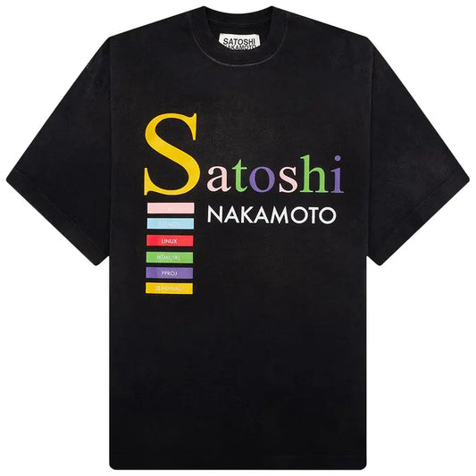 Satoshi Nakamoto Best Code Black T-Shirt