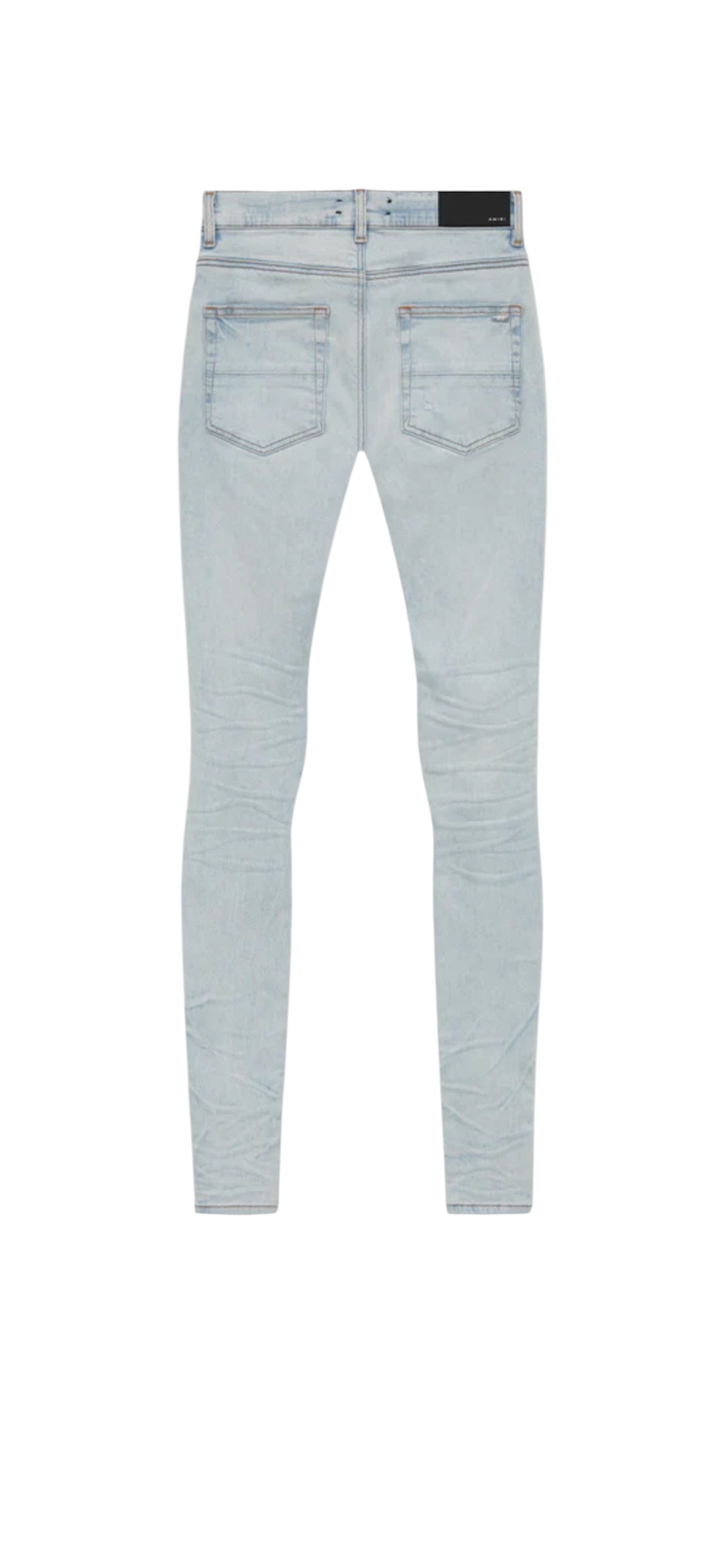 Amiri Pink Suede MX1 Light Jeans