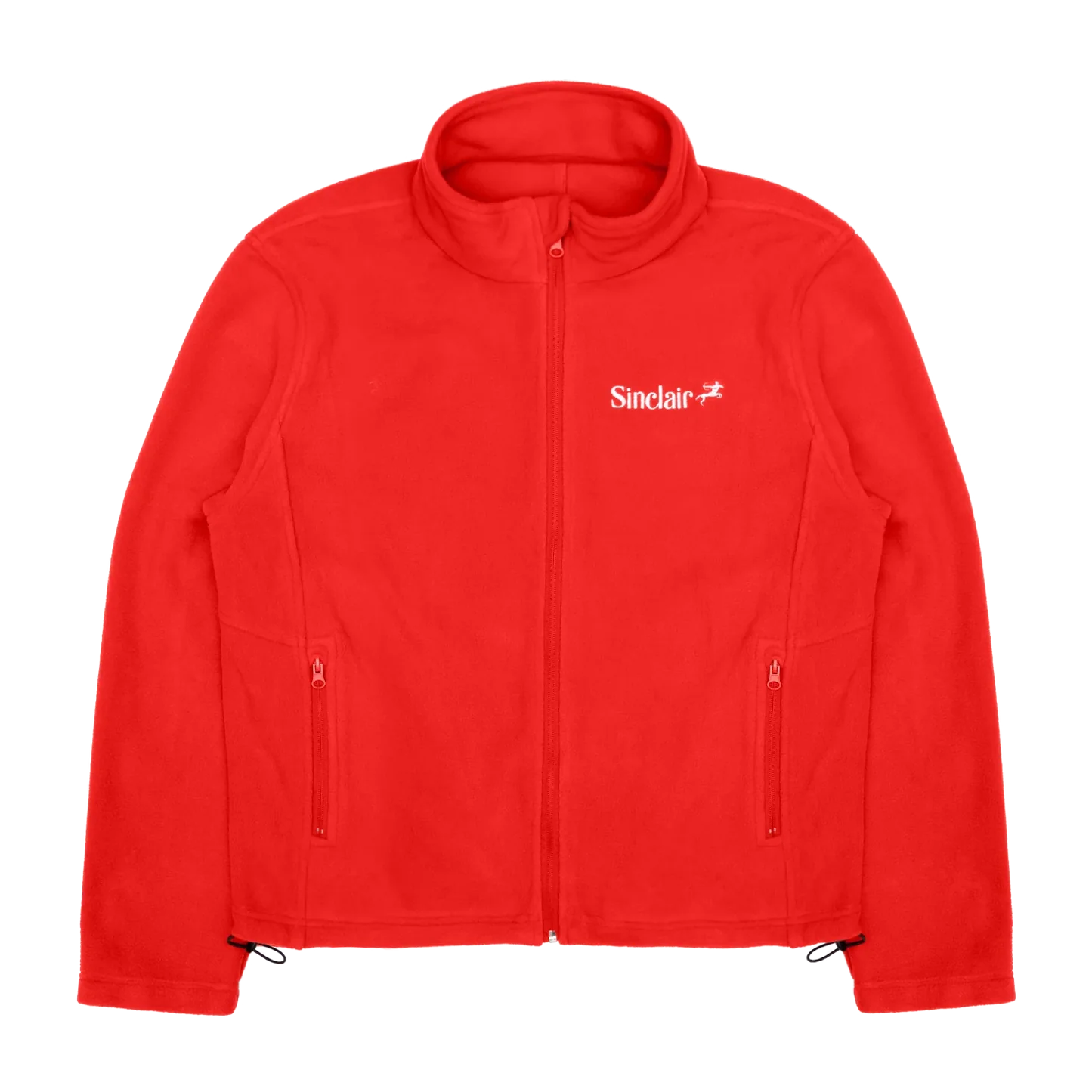 Sinclair Red Fleece Zip Up