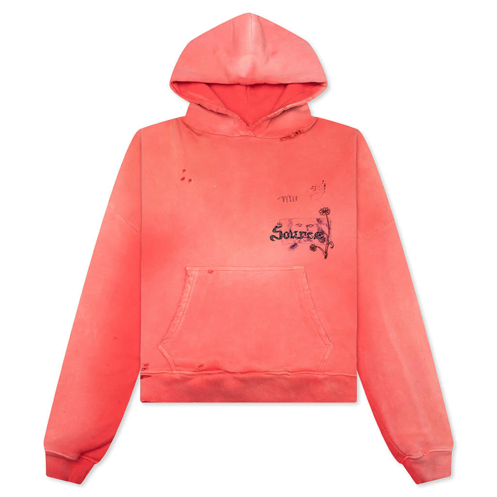 Paly Hollywood Source Family Hooded Red Sweatshirt