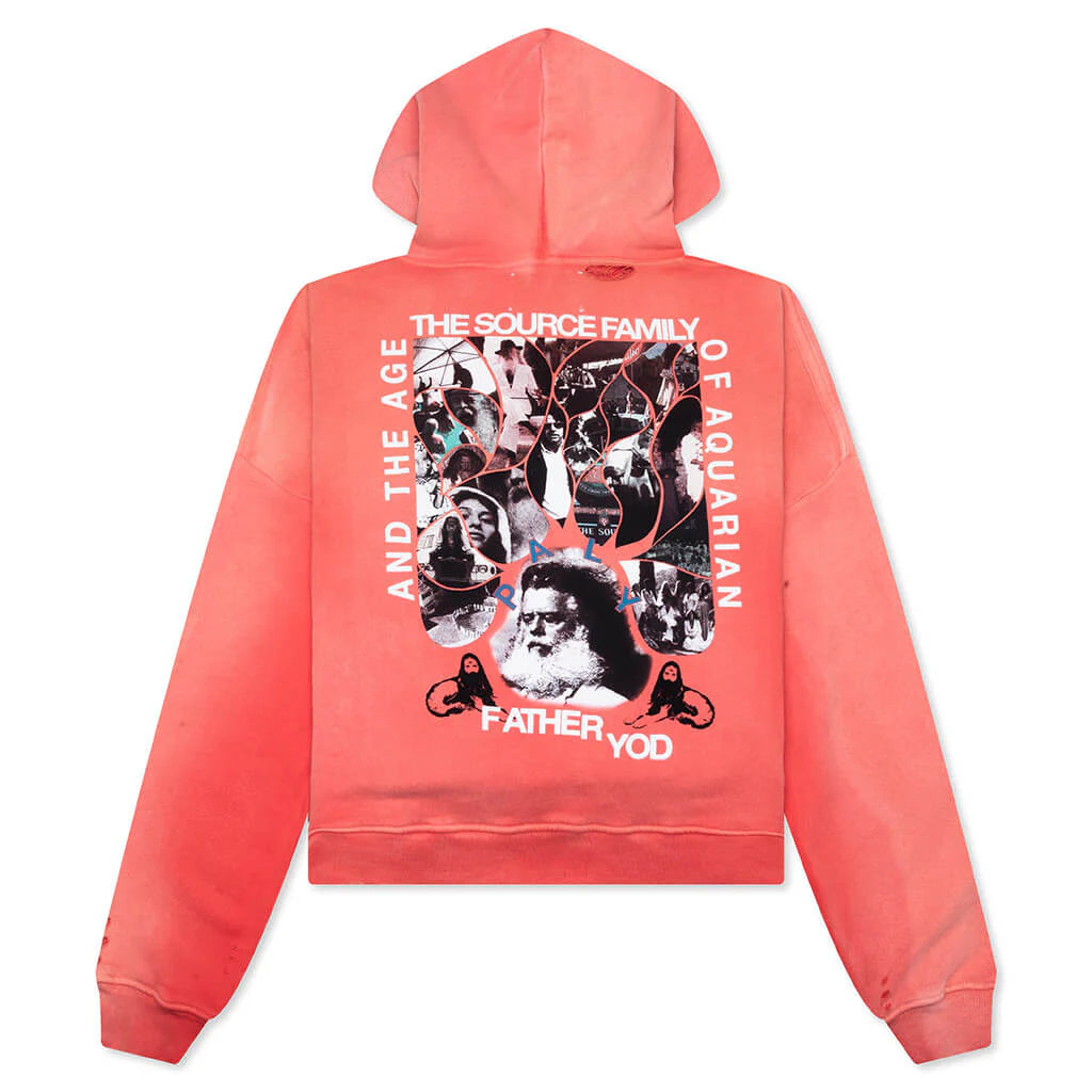 Paly Hollywood Source Family Hooded Red Sweatshirt