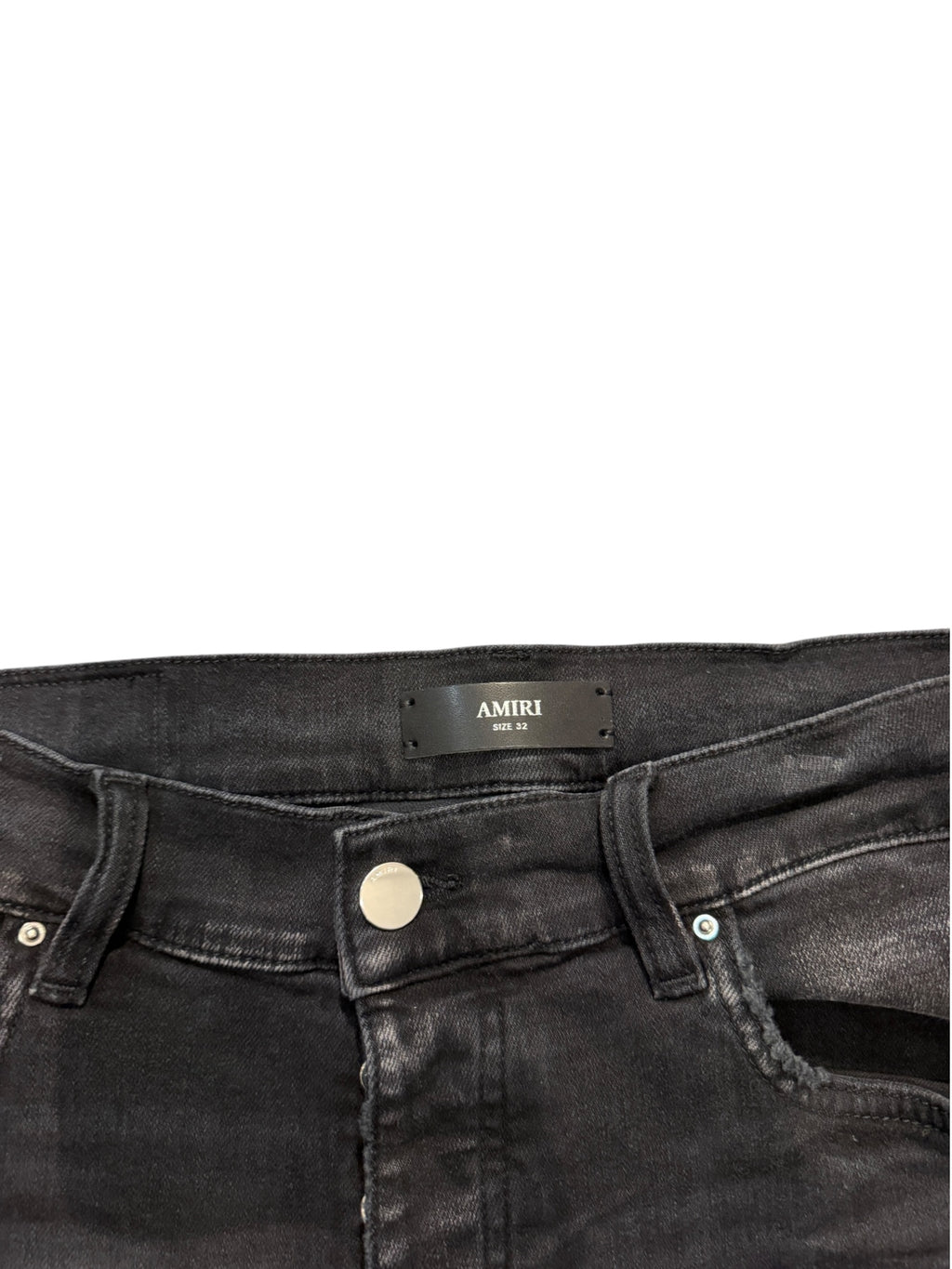 Amiri Yellow Bandana International MX1 Black Jeans