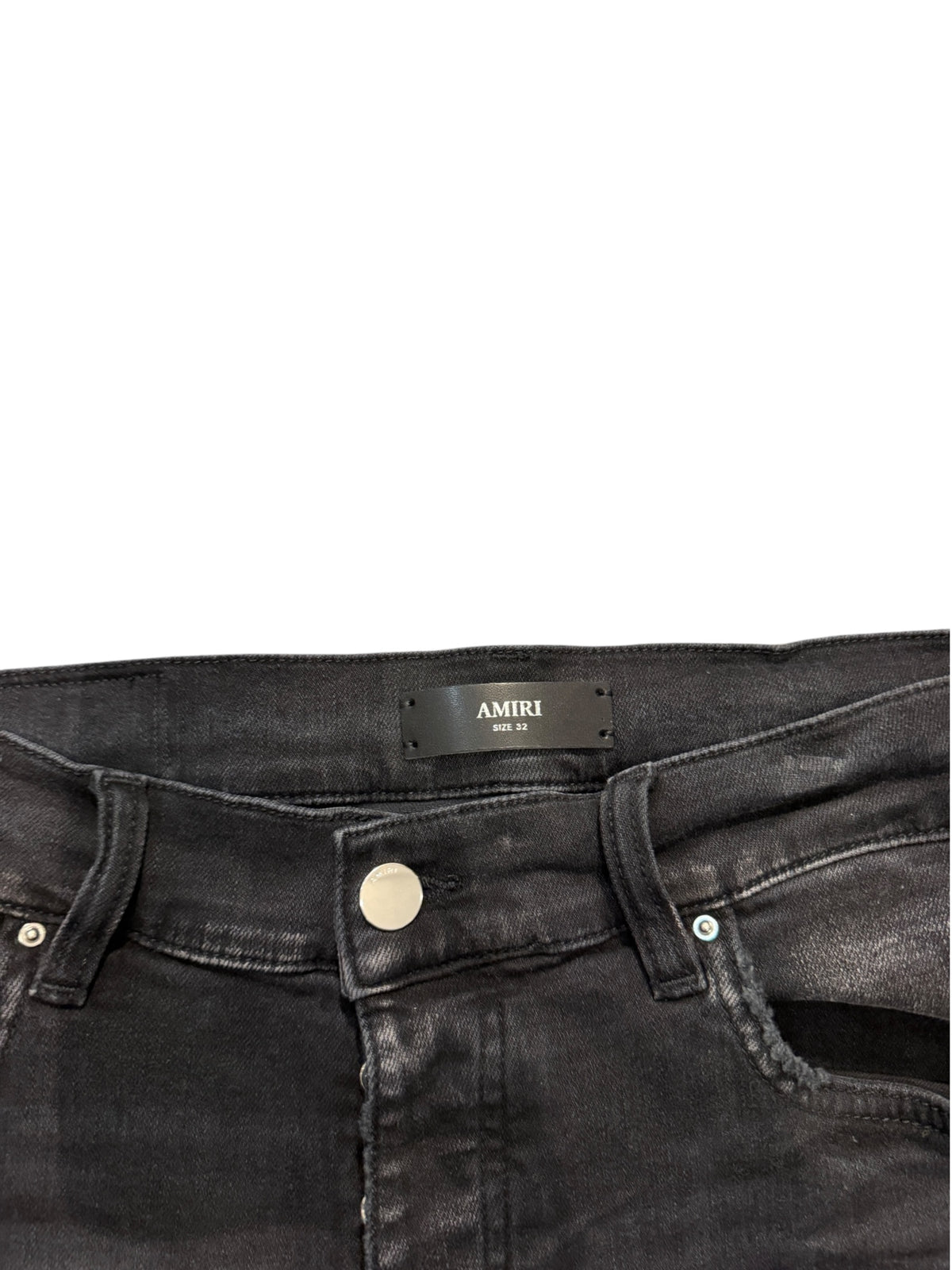 Amiri Yellow Bandana International MX1 Black Jeans