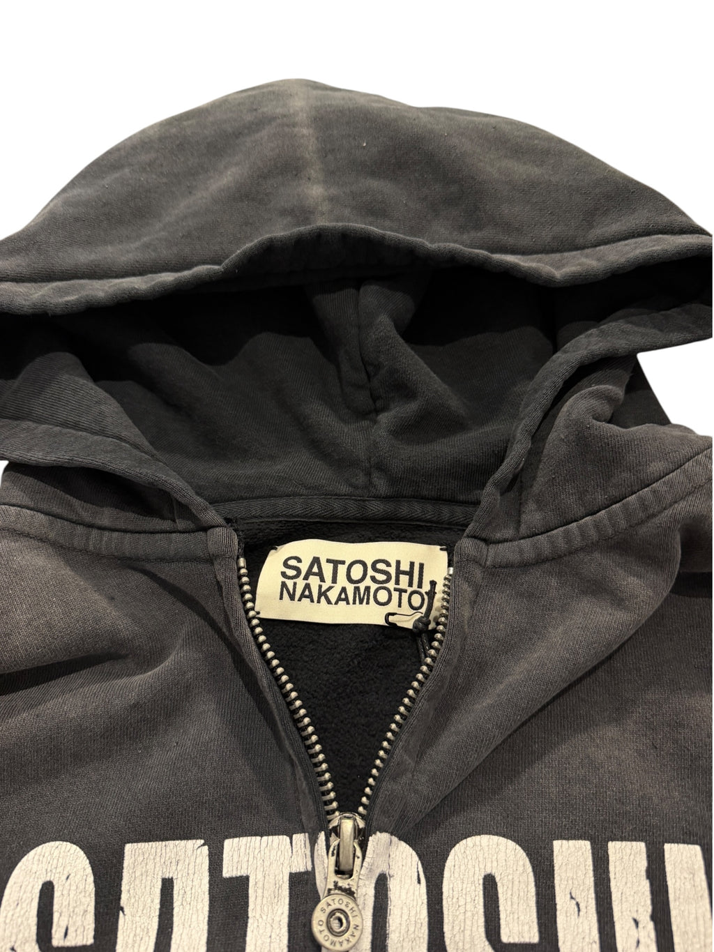 Satoshi Nakamoto Cybernetics Black Zip Up Hoodie