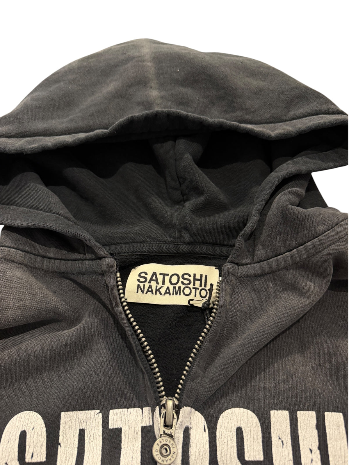 Satoshi Nakamoto Cybernetics Black Zip Up Hoodie