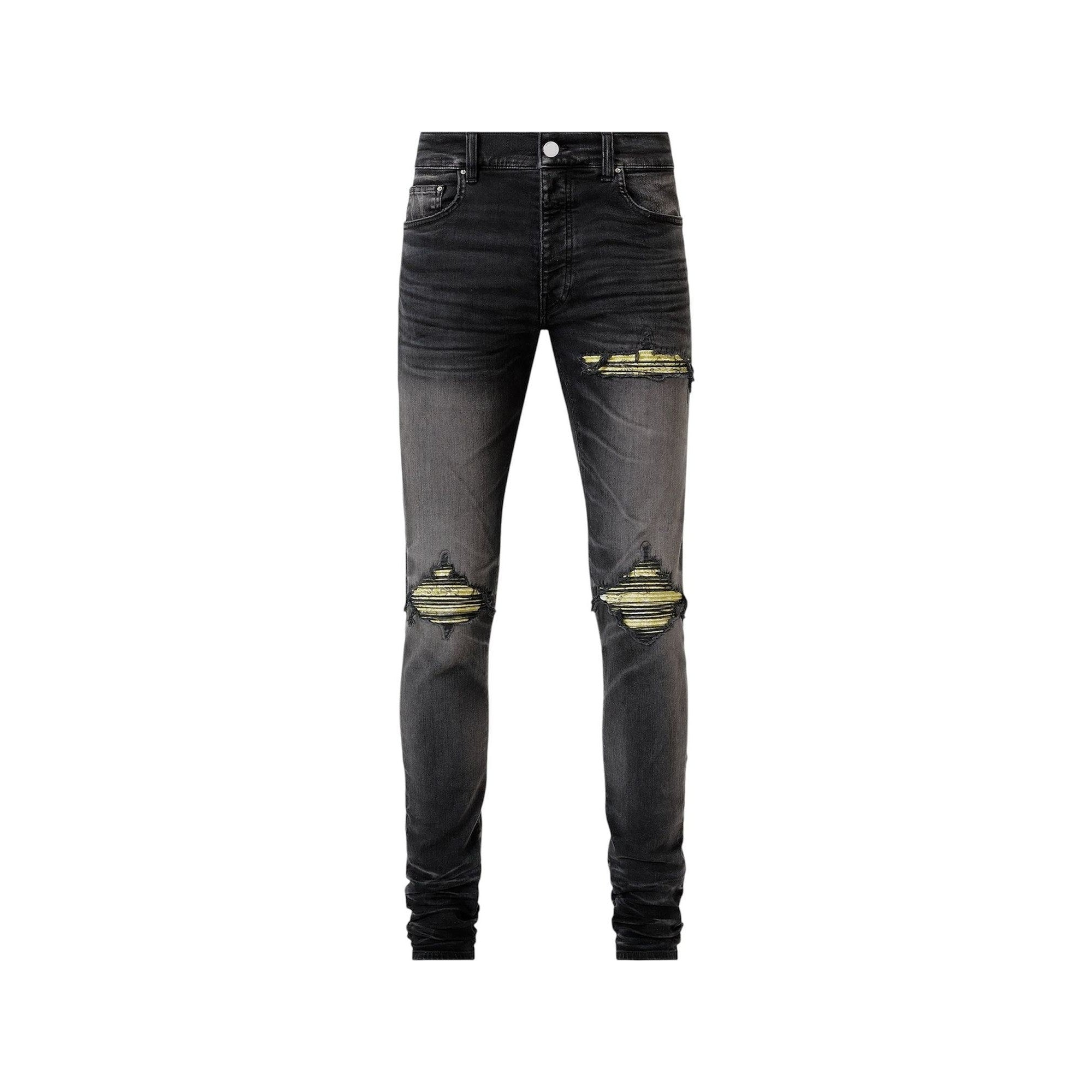 Amiri Yellow Bandana International MX1 Black Jeans – B O L S A