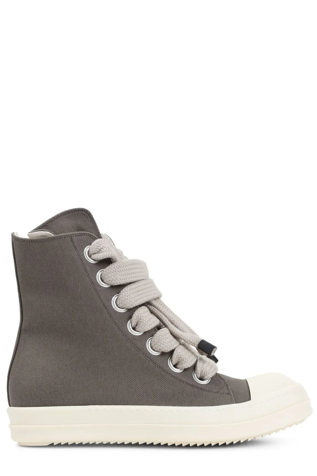 Rick Owens Drkshdw Jumbolace Dust/Milk High Sneakers