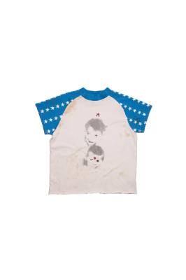Enfants Riches Déprimés Down Syndrome White/Blue T-Shirt
