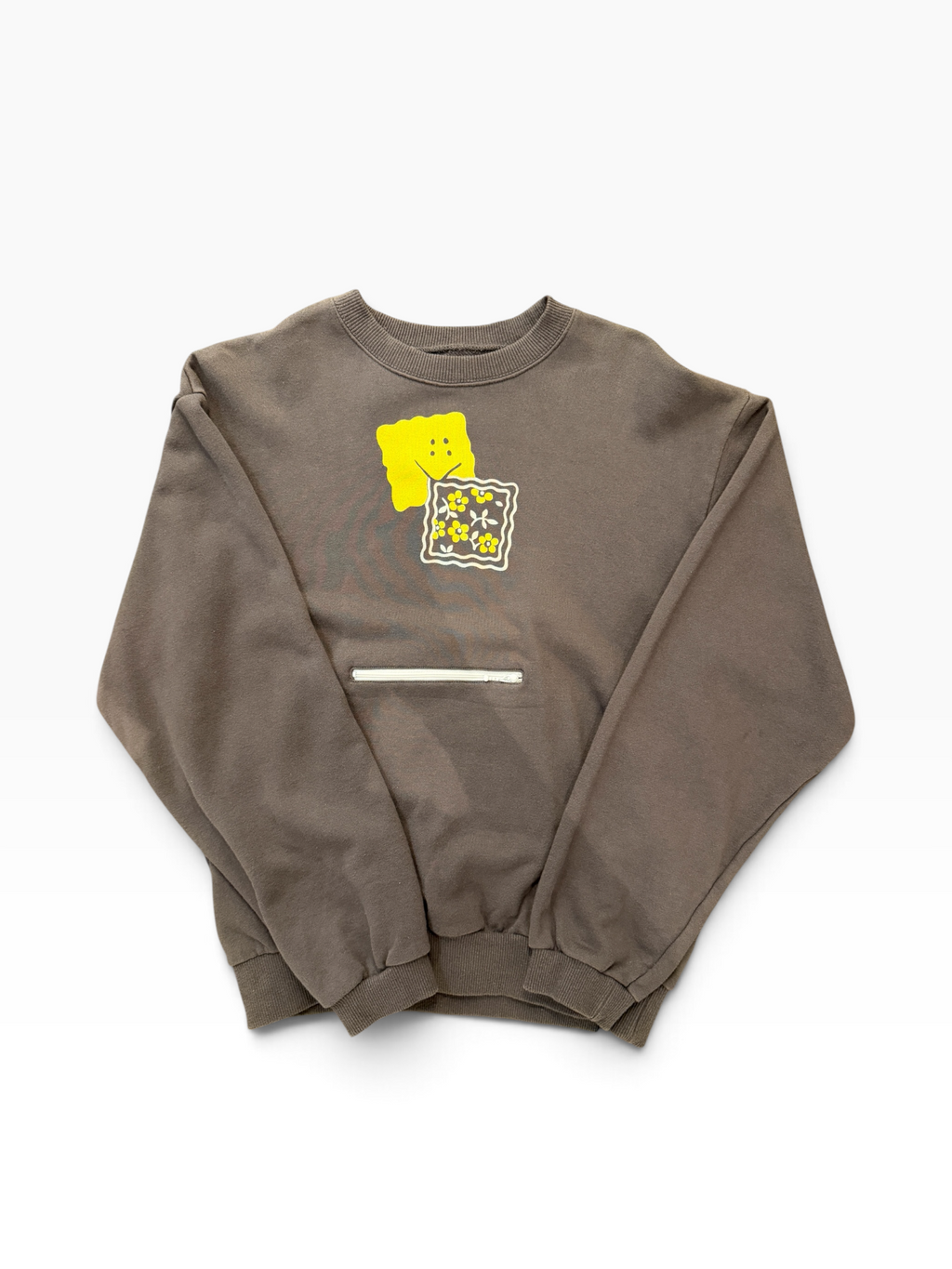Kapital Zip Pocket Crewneck Black