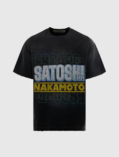 Satoshi Nakamoto Escape Reality Washed T-Shirt