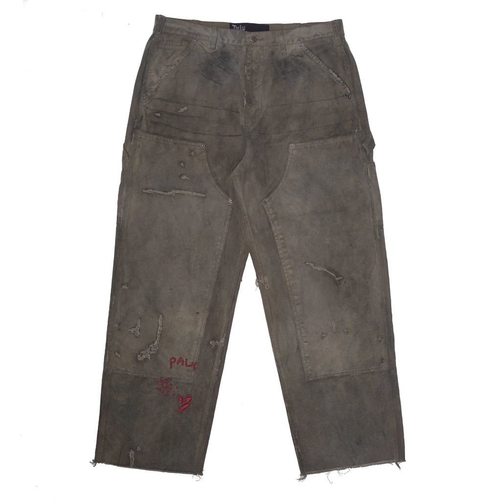 Paly Hollywood Been Thru It Waxed Grey Pants