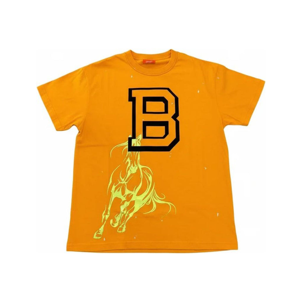 Bossi Horse Logo T-Shirt Yellow / Green