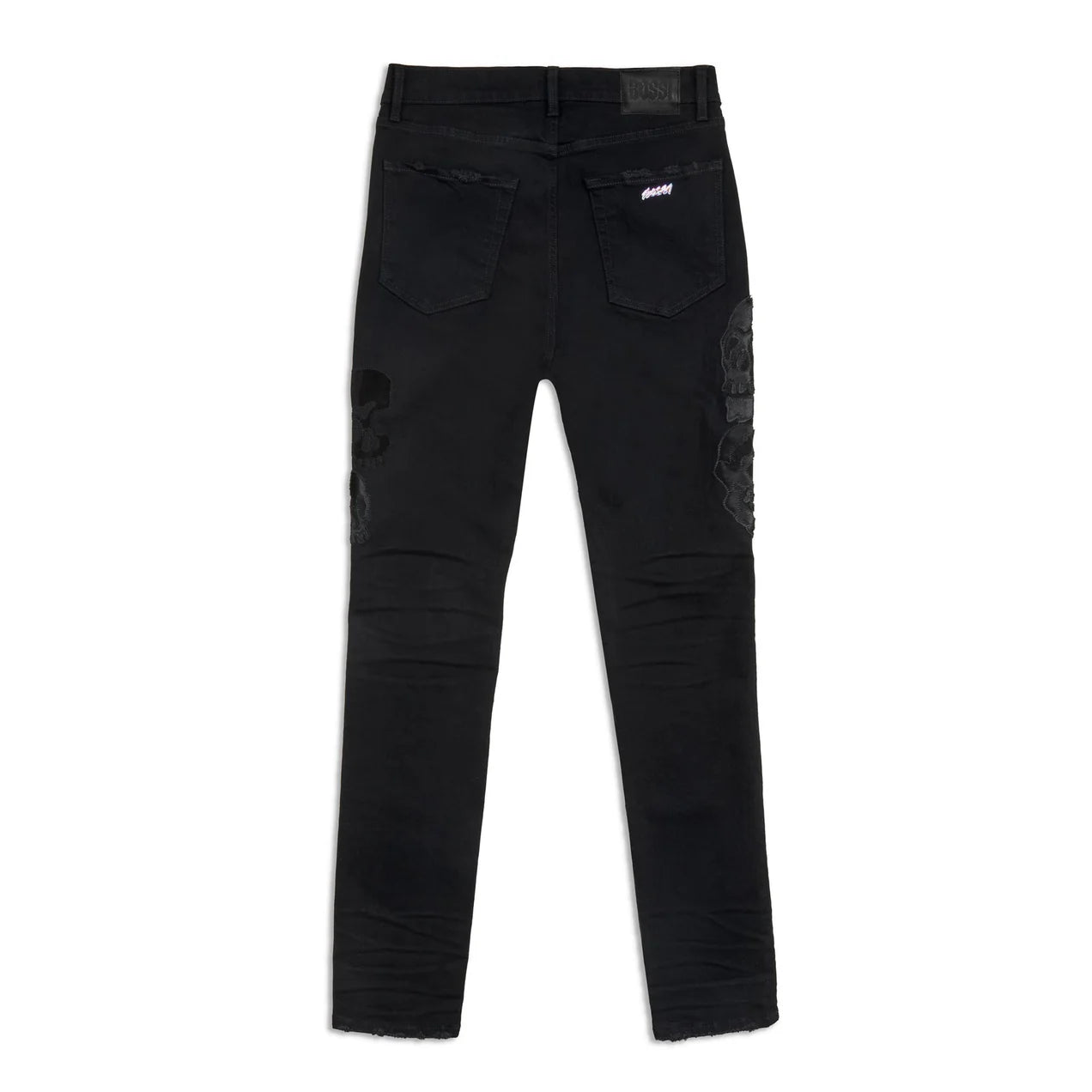 Bossi Multi Skull Black Denim Jeans