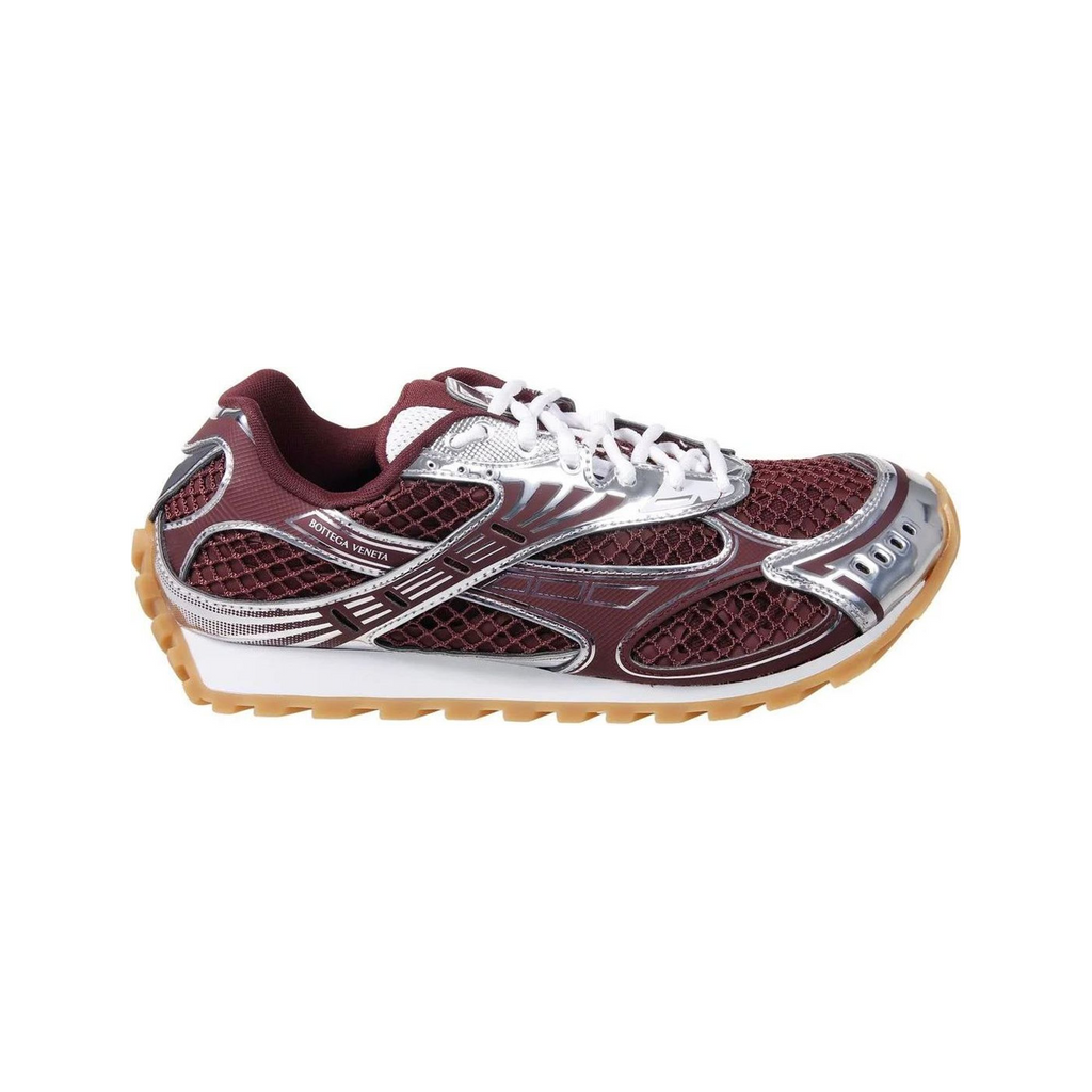 Bottega Veneta Orbit Barolo/Silver Sneaker