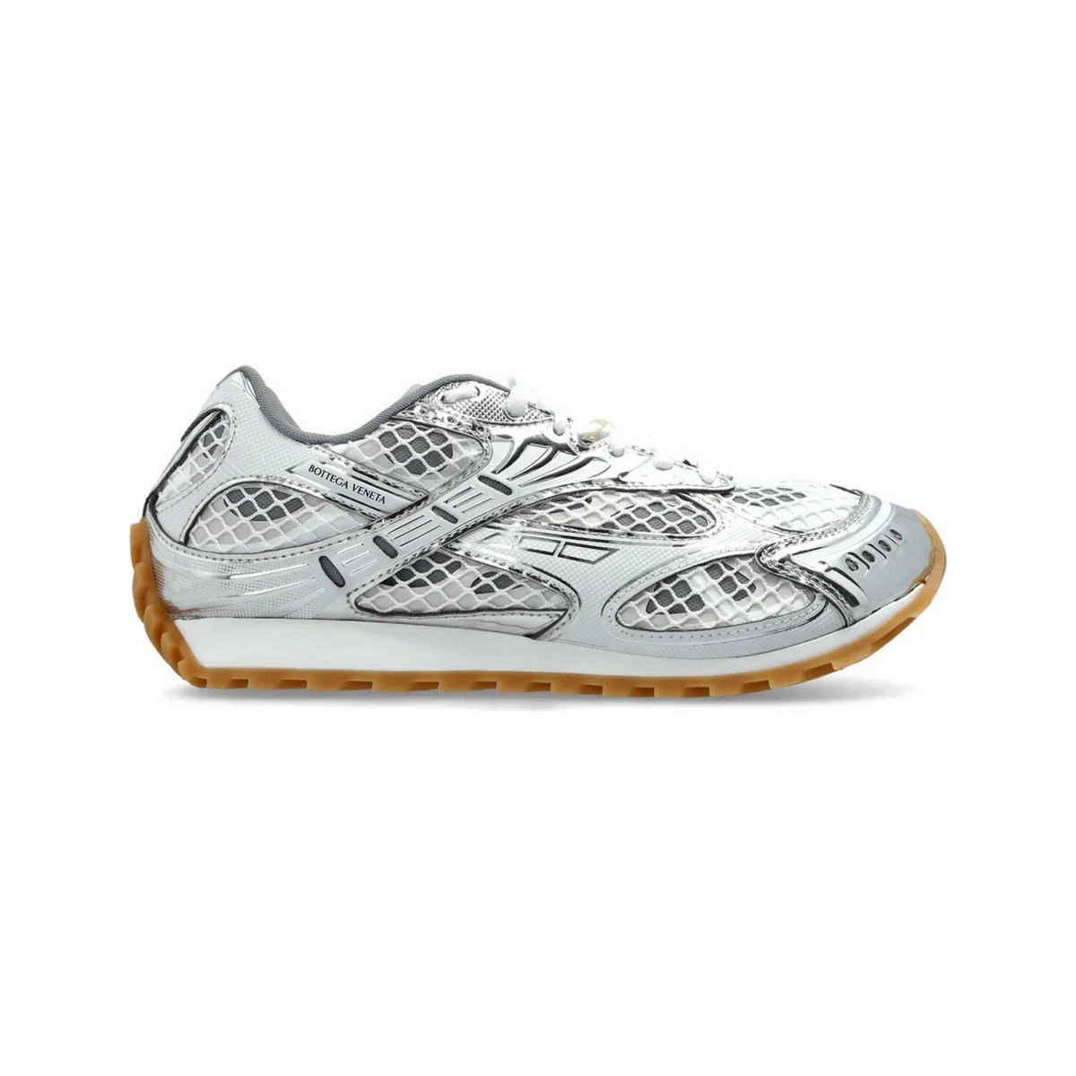Bottega Veneta Orbit Silver/White Sneaker