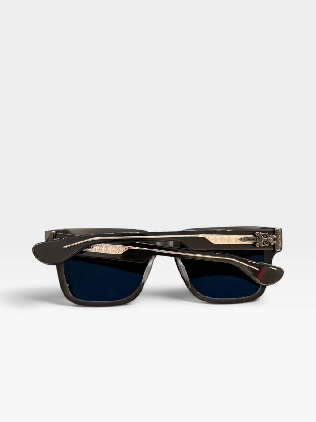 Chrome Hearts Box Officer Sunglasses Matte Black