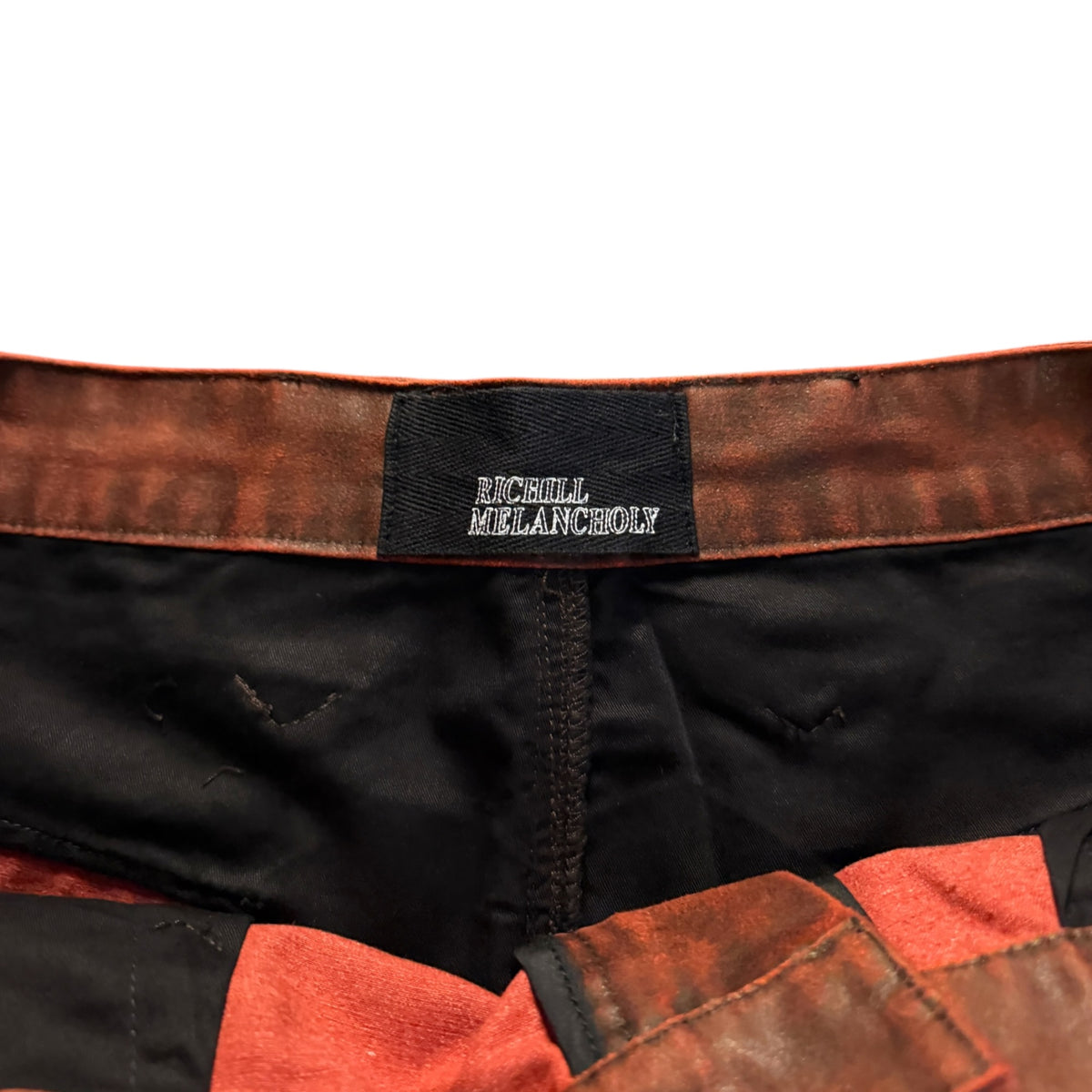Richill Melancholy Printed Coated Bootcut Jeans