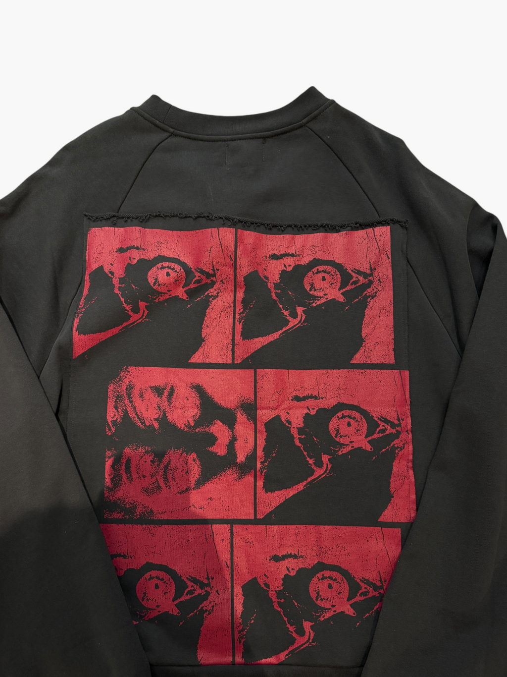 Richill Melancholy Bible Patch Black Crewneck Sweatshirt