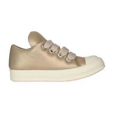 Rick Owen Jumbo Lace Low Trainer Gold