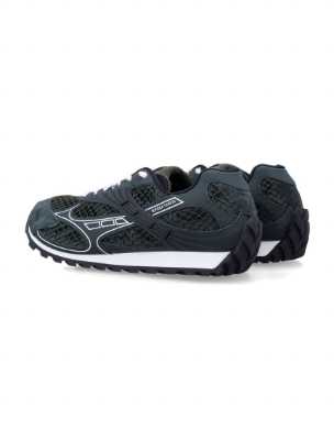 Bottega Veneta Orbit Suede Black Green Sneaker