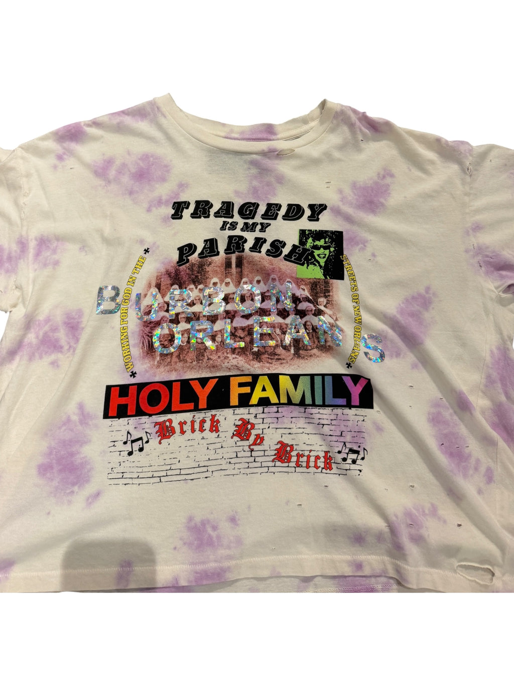 Paly Holy Family Purple Tie Dye T-Shirt