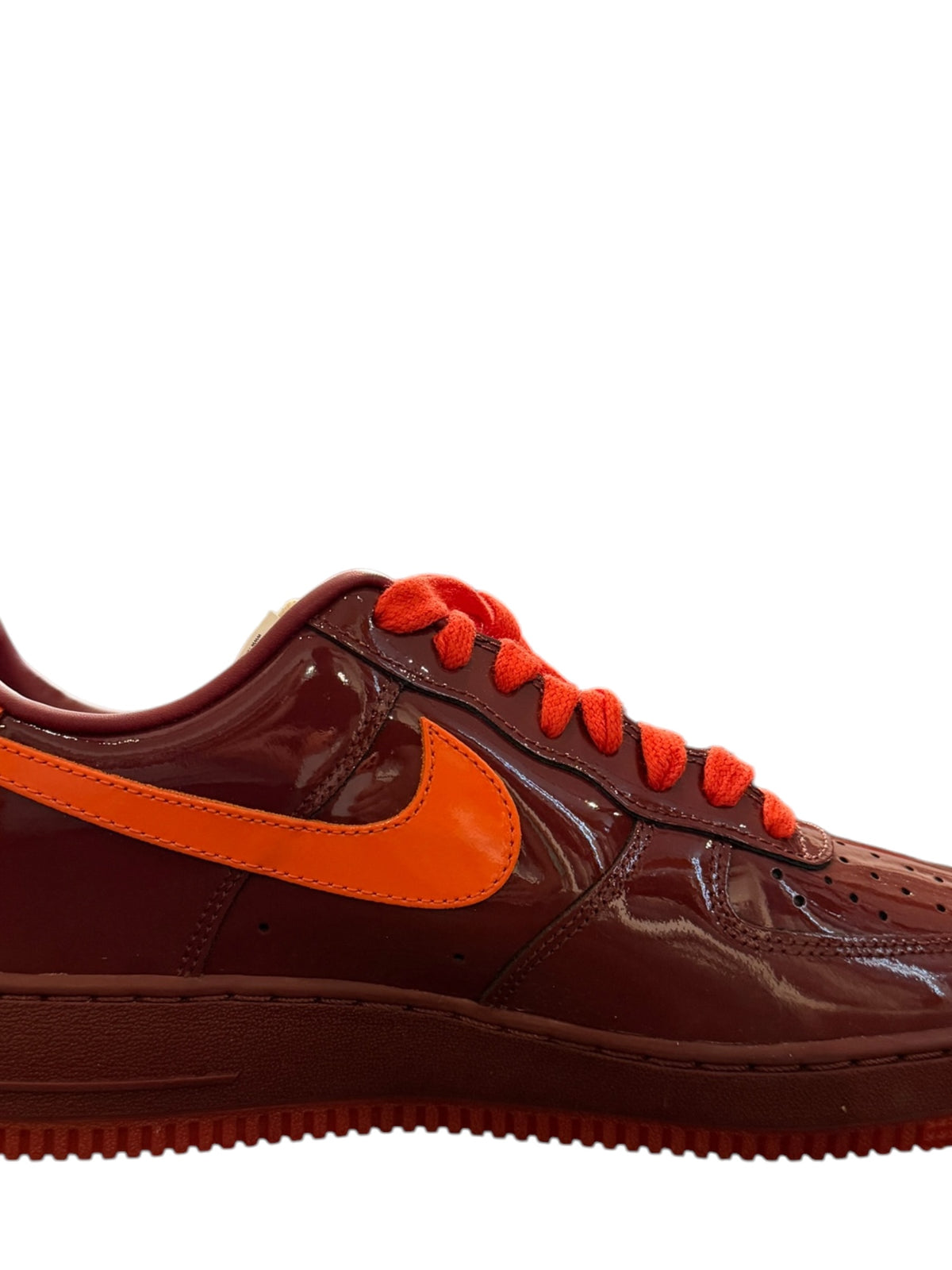 Nike Air Force 1 Low 'Patent Leather Dark Team Red'
