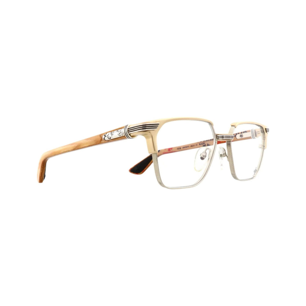 Chrome Hearts Blazin Stencil Wood Glasses