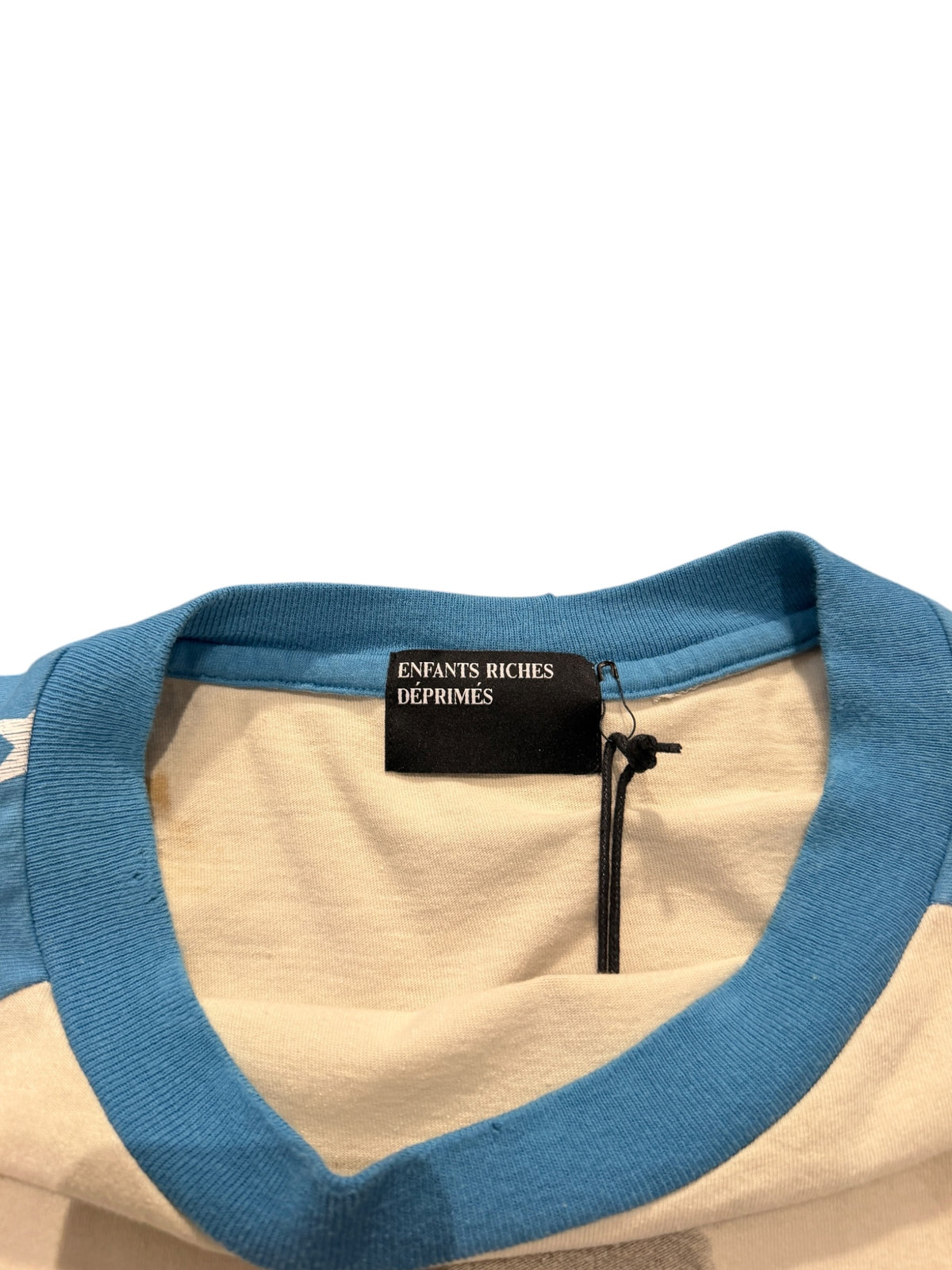 Enfants Riches Déprimés Down Syndrome White/Blue T-Shirt