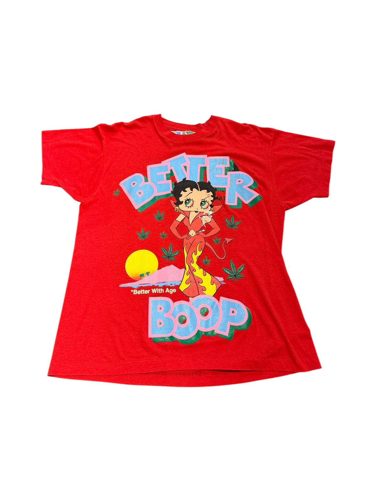 Better With Age* Red Better With Boop Graphic T Shirt