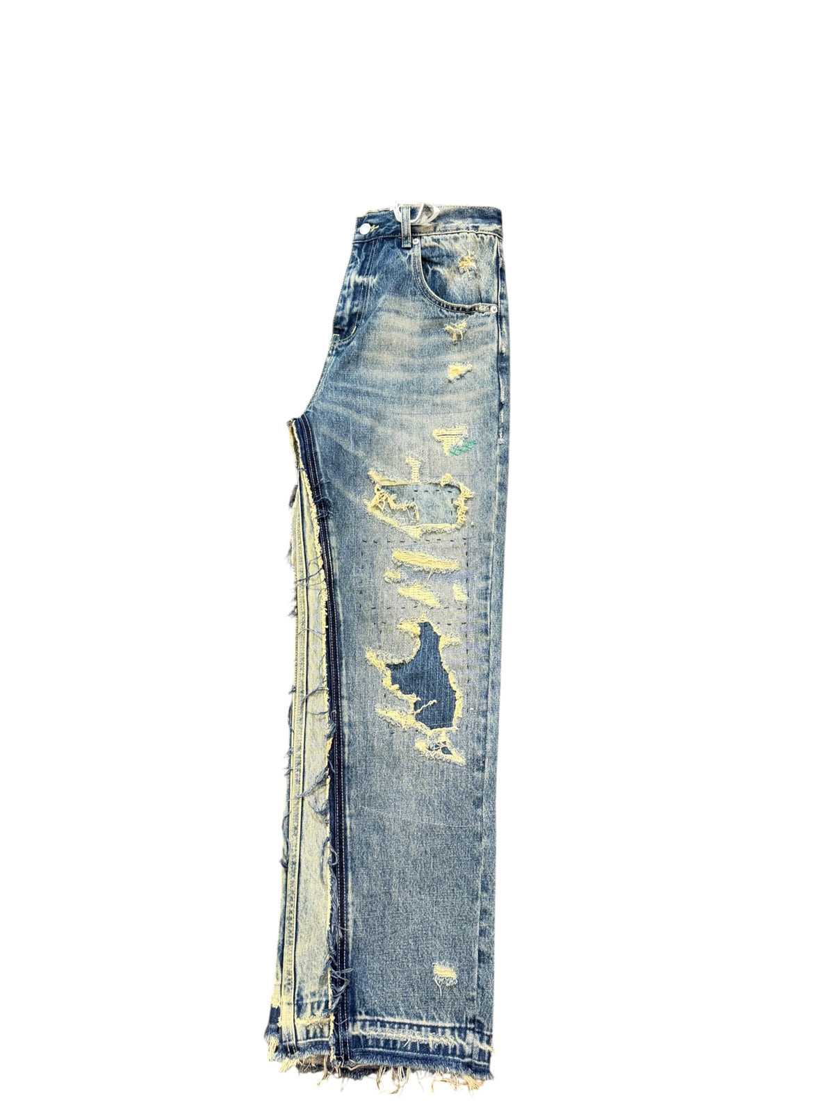 Birth Of Royal Child Layered Distressed Jeans