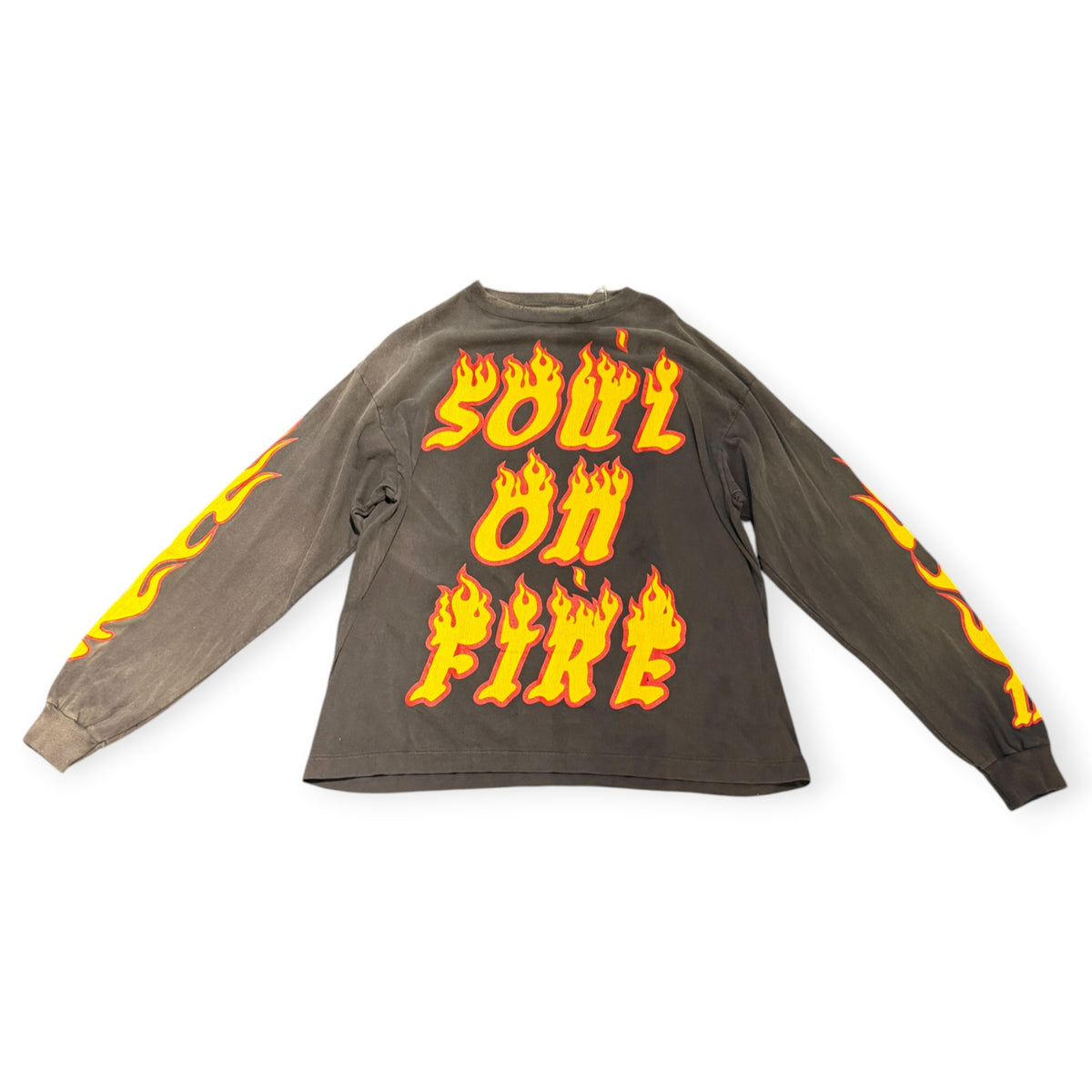 Saint Michael Soul on Fire Longsleeve grey/Orange