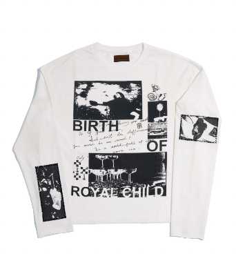 Birth Of Royal Child 90s Hollywood Long Sleeve White T-Shirt