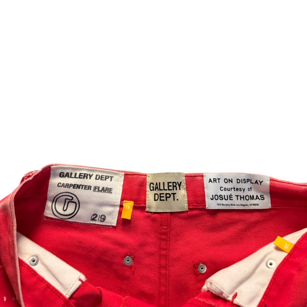 Gallery Dept. Carpenter Flare Jeans Red