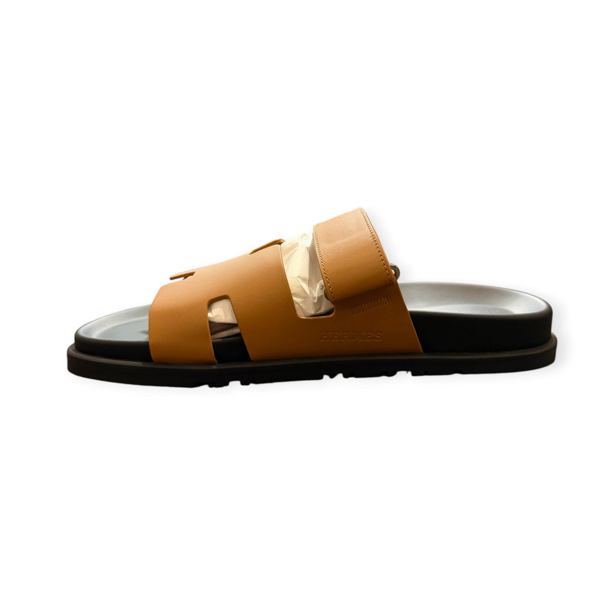 Hermès Chypre Sandals Brown