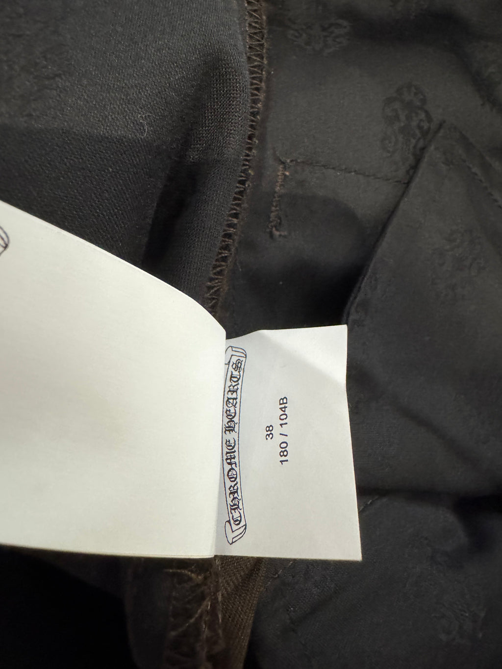 Chrome Hearts Multi Patch Brown Chino Pants