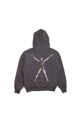 Enfants Riches Déprimés Stretched Out Thermal ZIP Up Hoodie