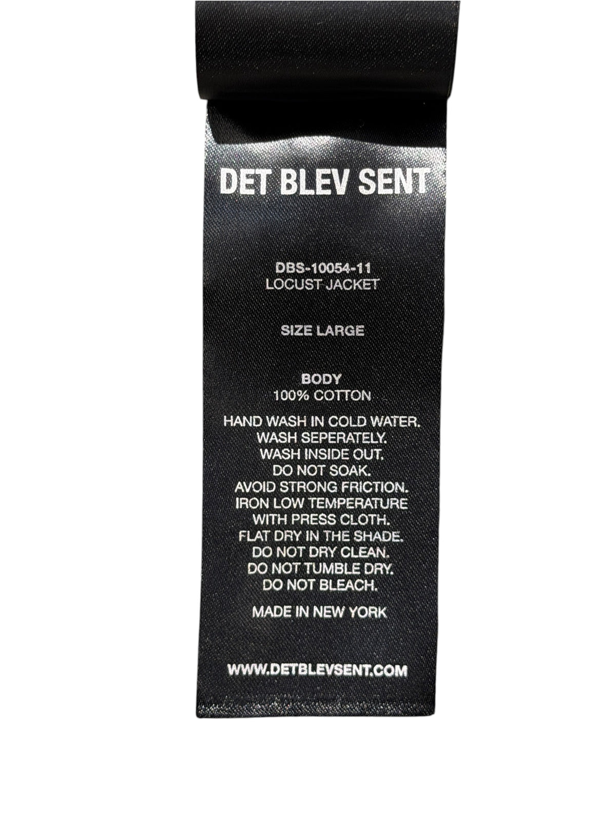 Det Blev Sent Faded Denim Jacket