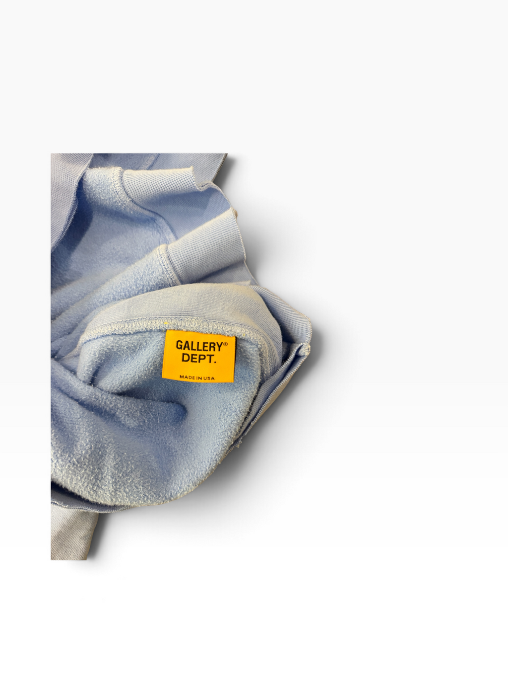 Gallery Dept. 90’s GD Logo Baby Blue Hoodie