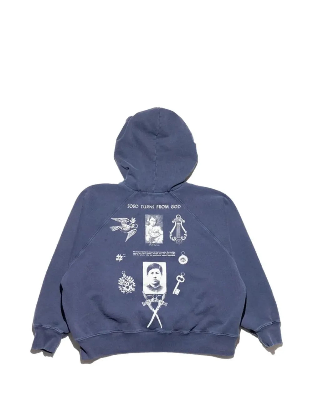 Enfants Riches Deprimes Soso Raglan Afterhood Navy Hoodie